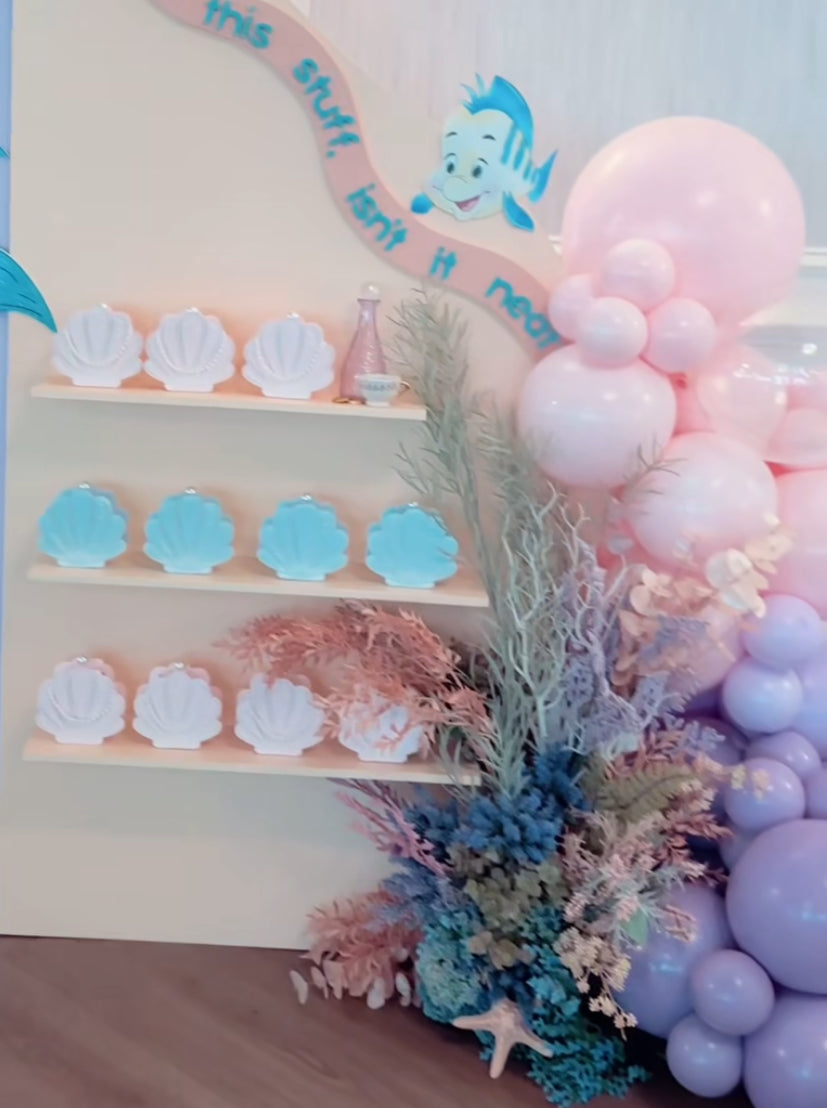 Mermaid Seashell Favor Boxes – Under the Sea Party – Shell Treat Boxes