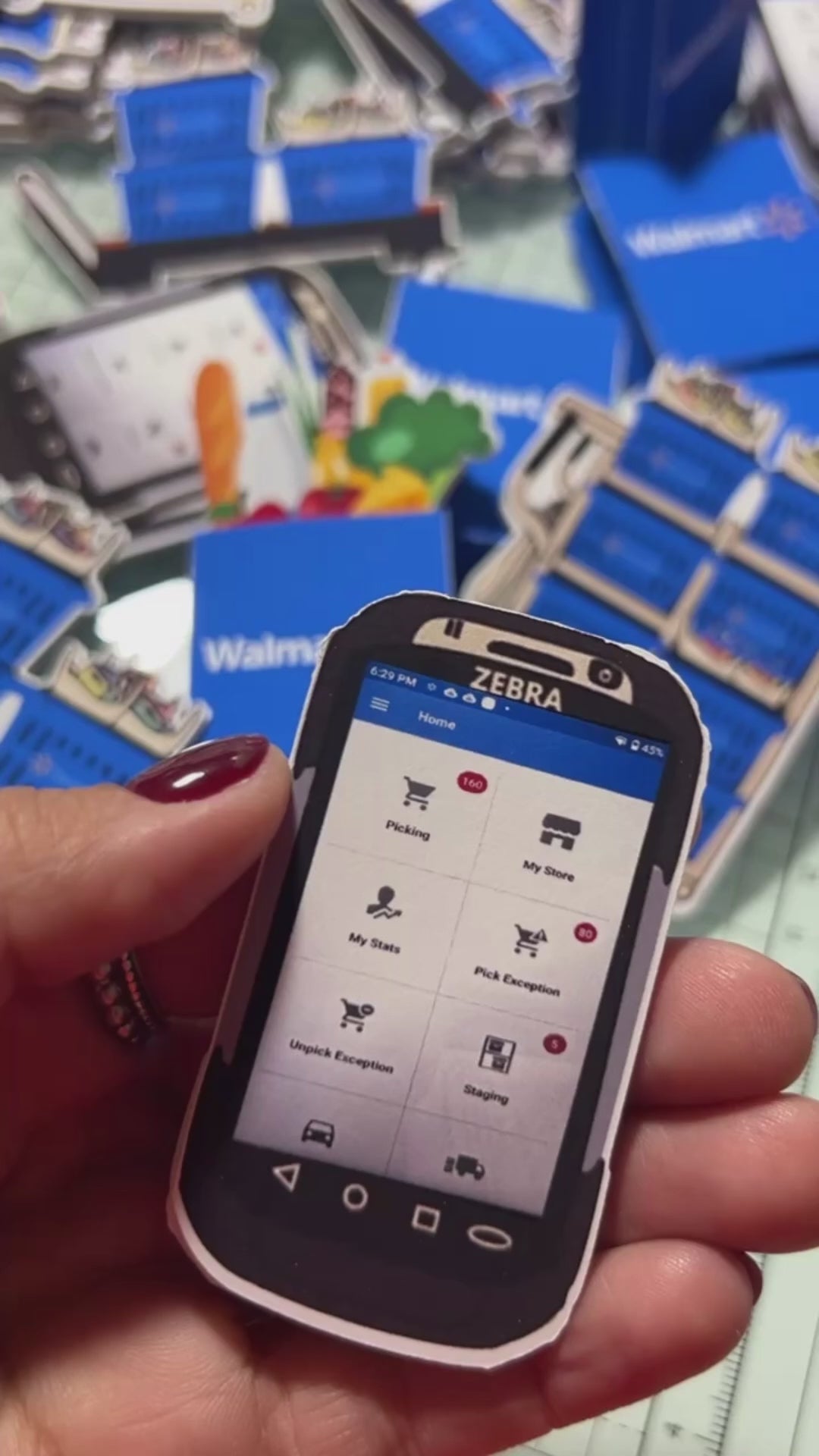 Walmart OGP Christmas Ornament – Personal Shopper Ornament with Custom Name – Grocery & Delivery Ornament