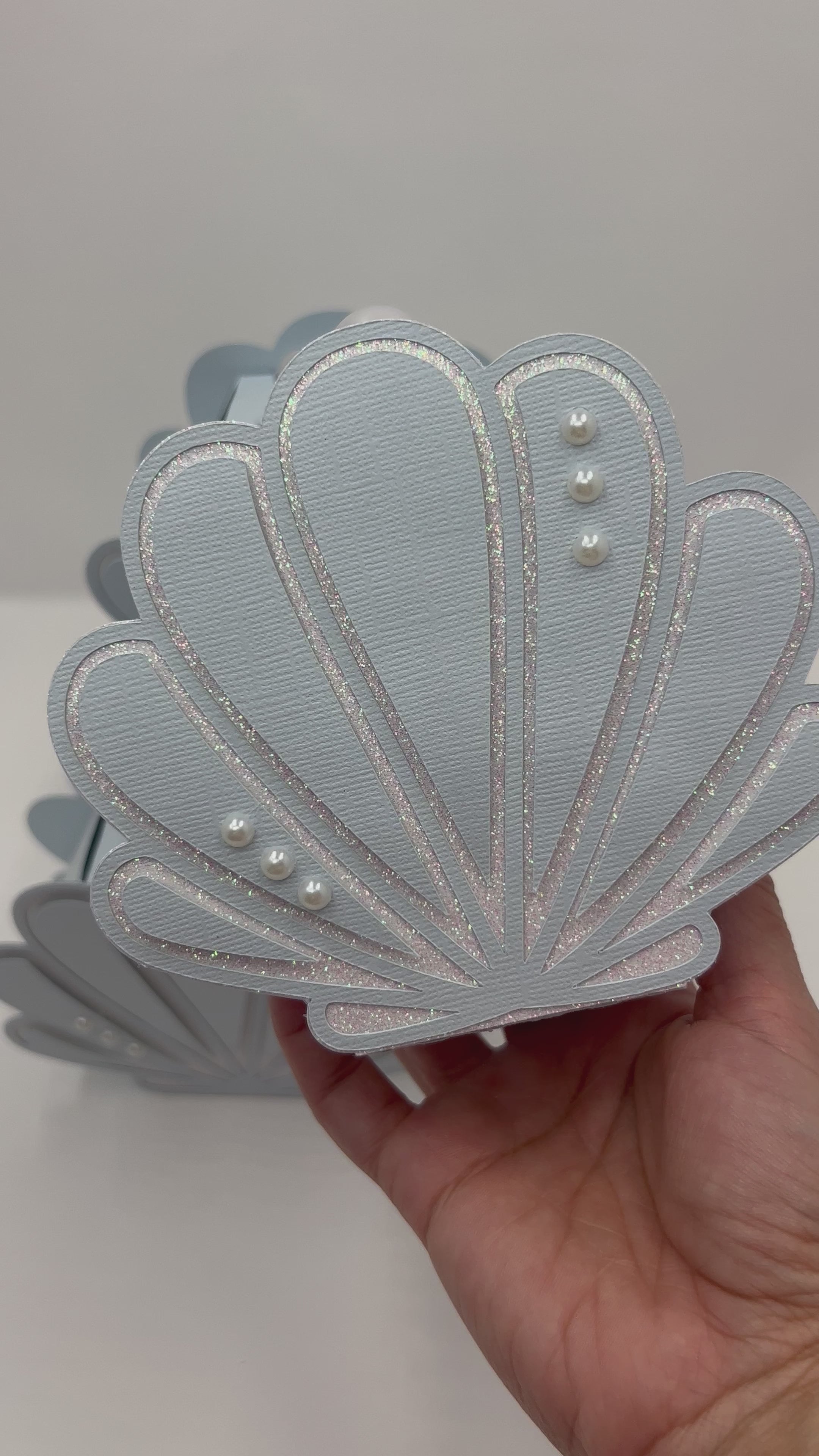 Mermaid Seashell Favor Boxes – Under the Sea Party – Shell Treat Boxes